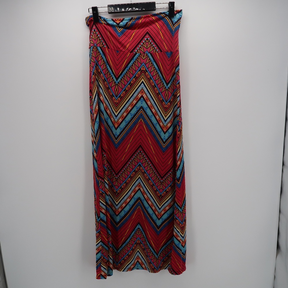 Matri Pullable High Waist Pull On Long Maxi Skirt